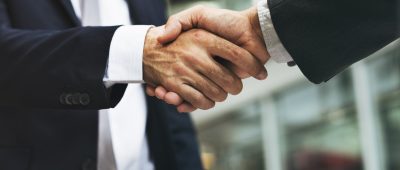 Business People Corporate Connection Greeting Handshake Concept